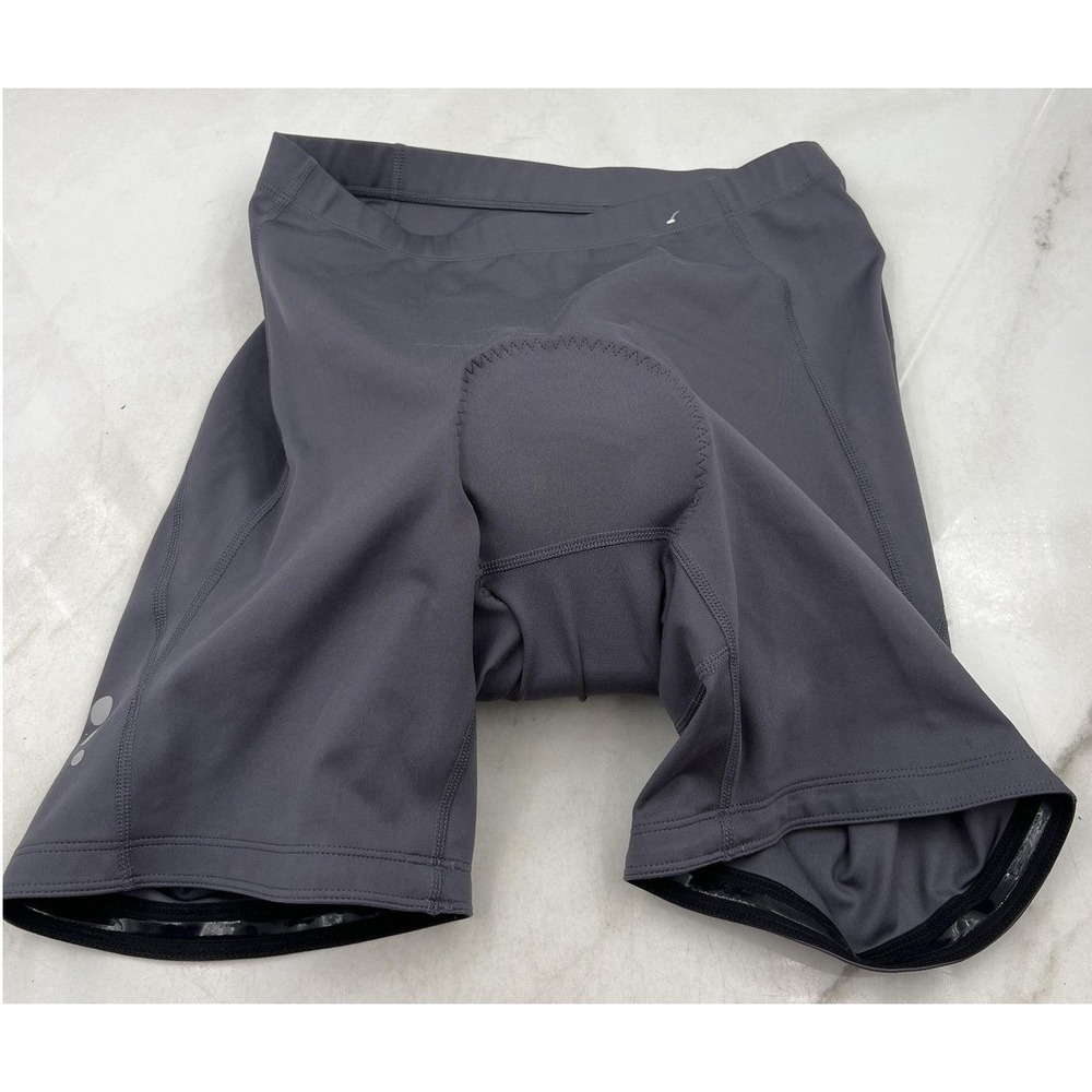 Xersion Shorts Mens Sz M Gray Padded Bike Anti-Odor Cycling Training